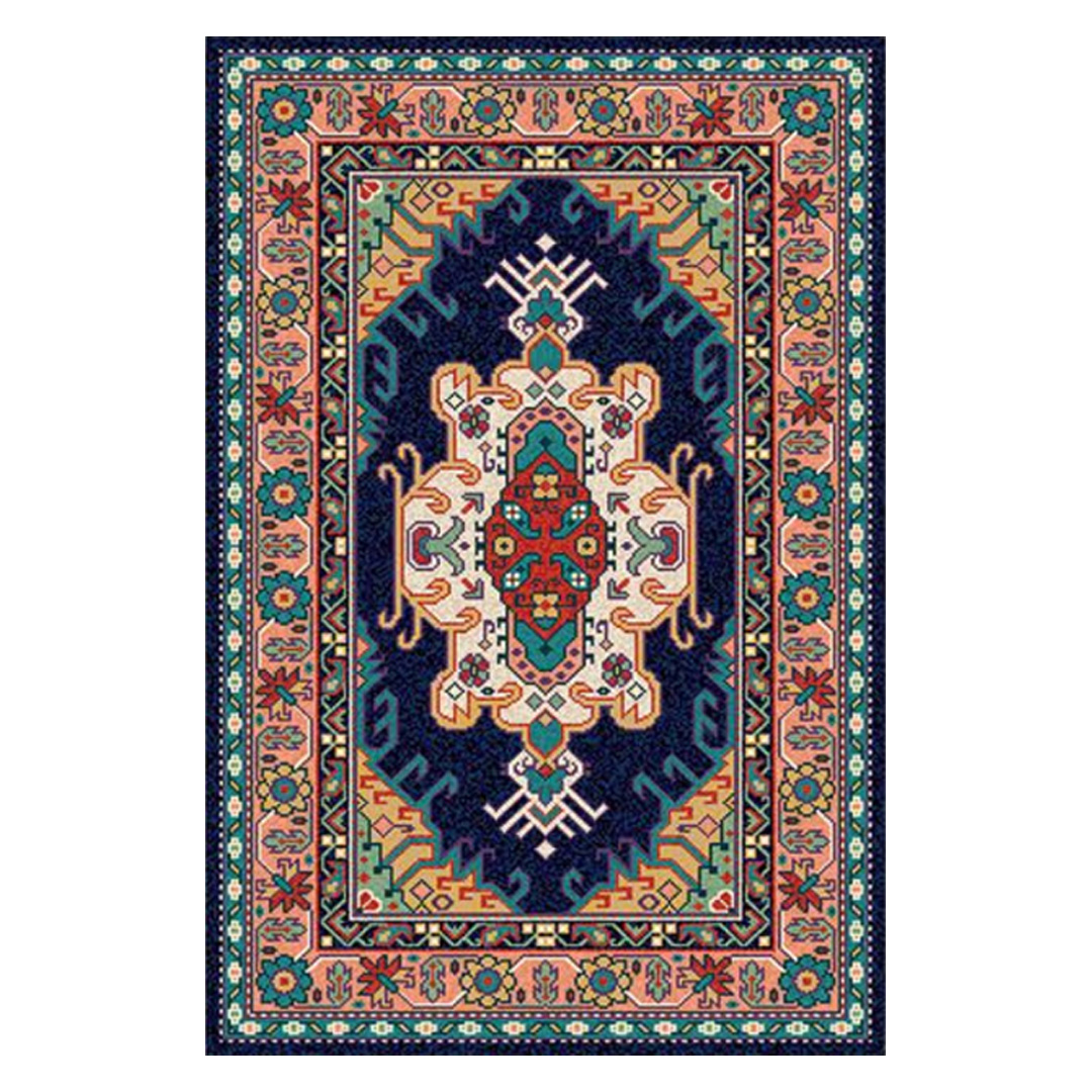 فرش مخمل نادی طرح سنتی کد o128