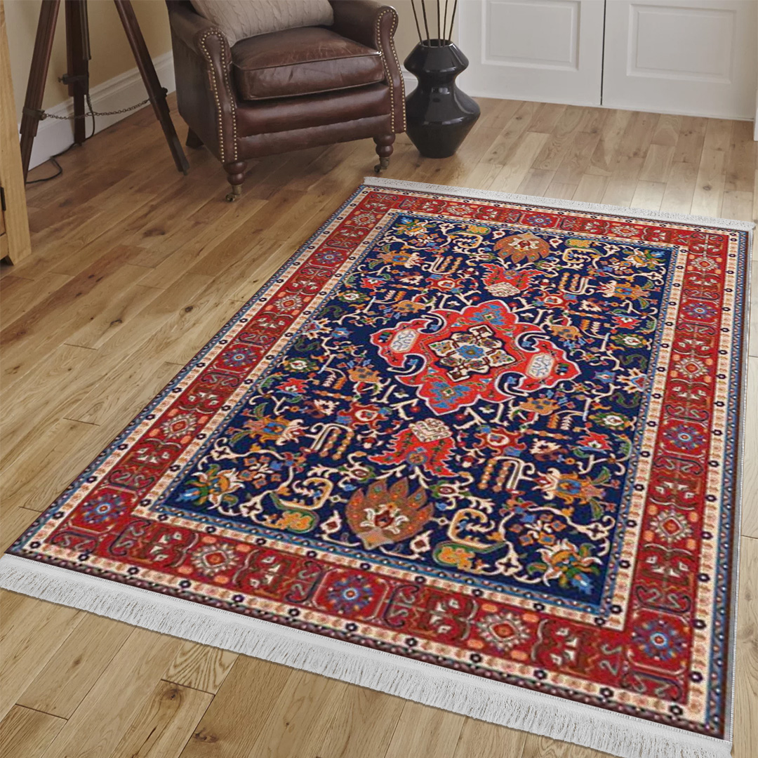 فرش مخمل نادی طرح سنتی کد o133