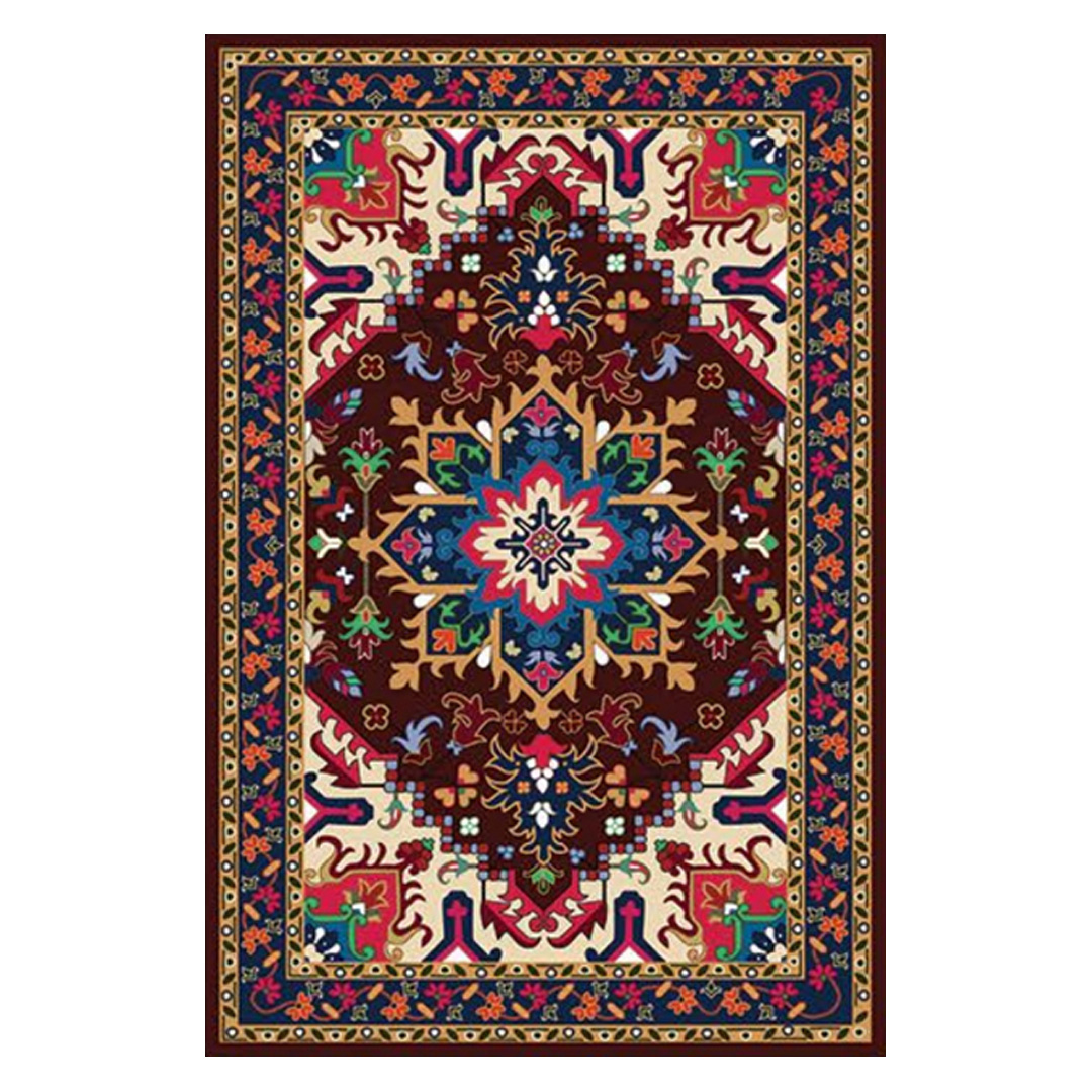 فرش مخمل نادی طرح سنتی کد o154